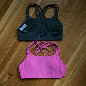 2 athleta bras size small